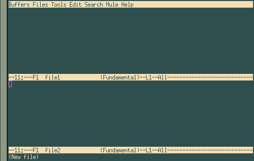 Редактирование двух файлов одновременно