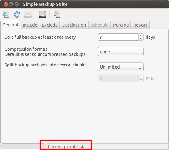новый профиль