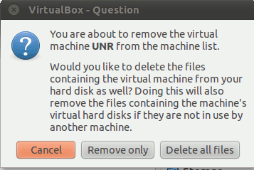 VirtualBox 4.0. Удаление виртуальной машины