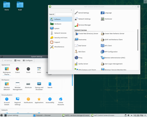 YaST и KDE System Settings